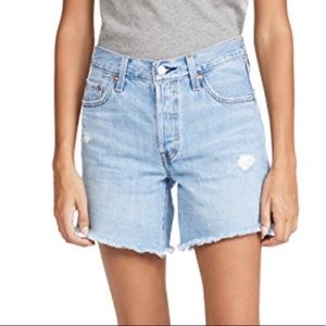 Levi’s 501 Long Denim Shorts Size 26